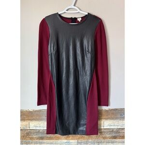 NWT Wilfred Royan Faux Leather Dress